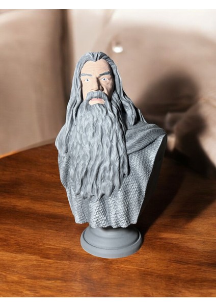 Gandalf Büst - Yüzüklerin Efendisi Lotr - 20 cm