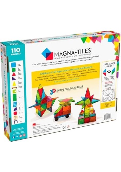 Magna Tiles Metropolis 110 Parça Set