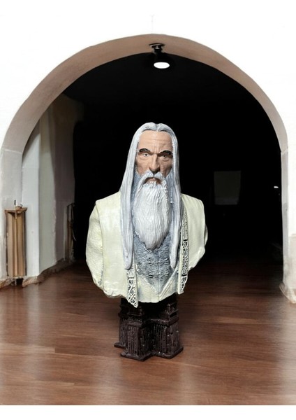 Saruman Büst Yüzüklerin Efendisi Lotr 16 cm fiyatları