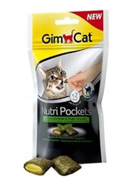 Kedi Ödül Tableti Nutri Pockets Kedi Otu Multivitamin 60 gr