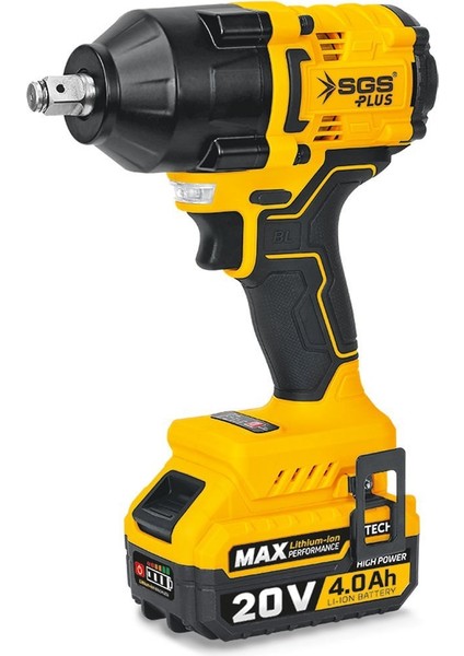 SGS5503 - 1/2 - 20 Volt 4 Amper 650 Nm Tork Akülü Darbeli Somun Sıkma Sökme Makina Seti Tek Akülü modelleri