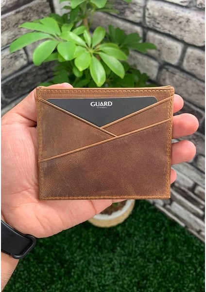 Hakiki Deri Antik Taba Unisex Kartlık (T1431) fiyatları
