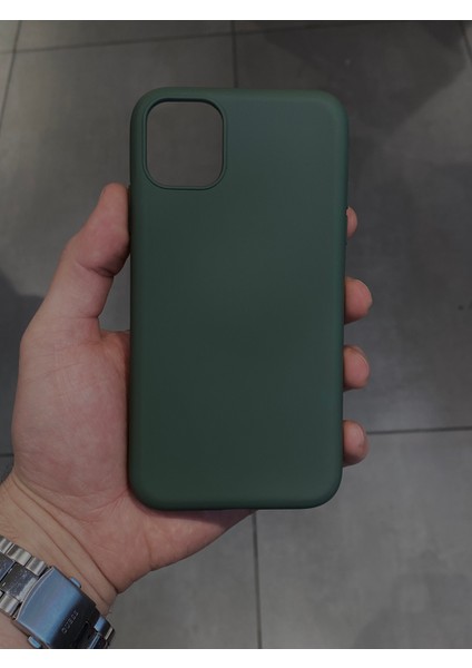 Iphone 11 Uyumlu Koruyucu Içi Kadife Silikon Lansman Kılıf