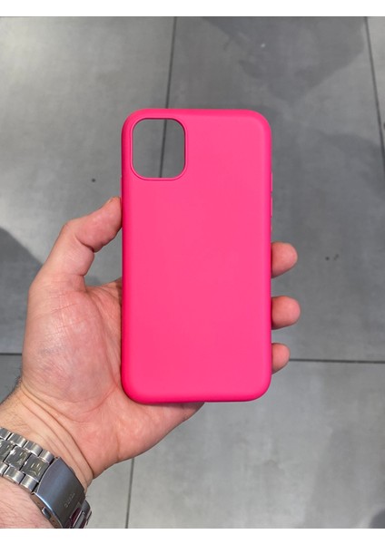 Iphone 11 Uyumlu Koruyucu Içi Kadife Silikon Lansman Kılıf