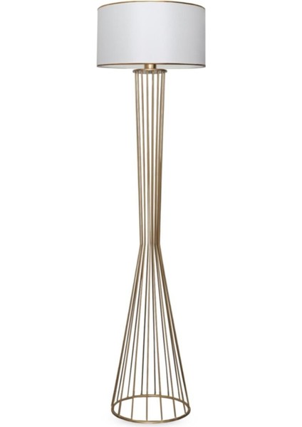 Daisy Gold Gövdeli Silindir Başlıklı Metal Lambader AYD-3077 fiyatları
