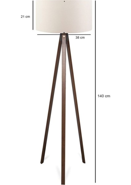 Lambader Ceviz Ayak Silindir Krem Şapka modelleri