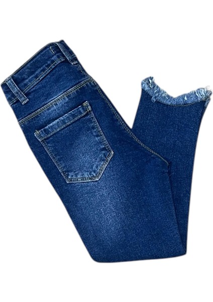 Paça Detaylı Kız Kot Pantolon fiyatları