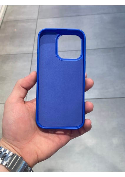 Iphone 16 Pro Uyumlu Içi Kadife Silikon Lansman Kılıf