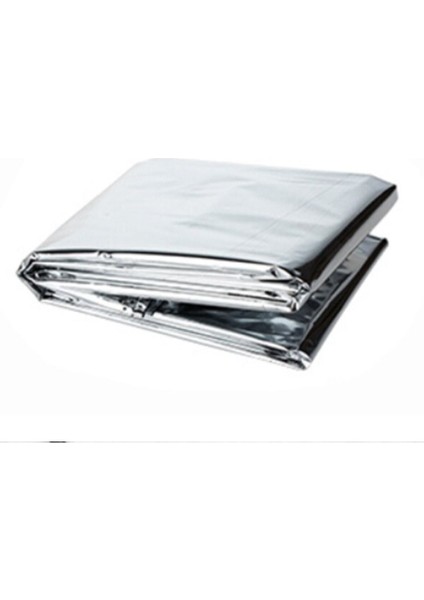 Luxury Termal Örtü - Acil Yardım Battaniyesi - Gri Renk -130X210 cm 1 Adet