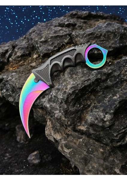 Luxury Cs Go Rainbow Çelik Çakı 1 Adet