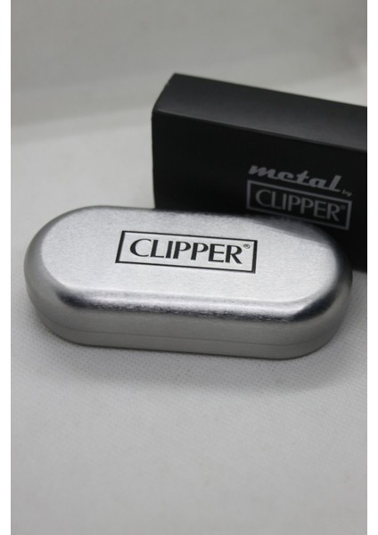 Luxury Clipper Kişiye Özel Orijinal Metal Taşlı Çakmak 1 Adet