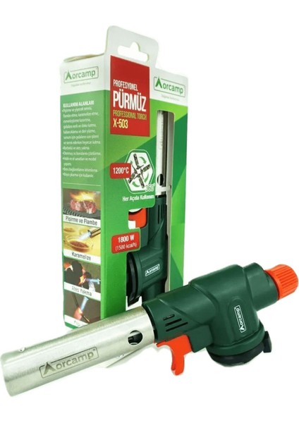 Luxury Profesyonel Pürmüz Kamp Başlık 1 Adet