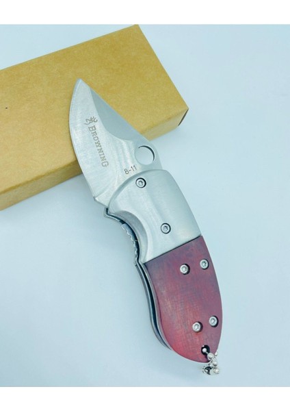 Luxury Marka Mini Ceplik Ahşapkasa Çakı //8-11**11CM 1 Adet