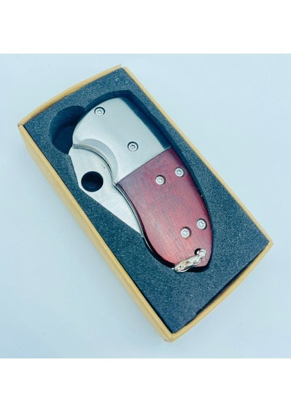 Luxury Marka Mini Ceplik Ahşapkasa Çakı //8-11**11CM 1 Adet modelleri