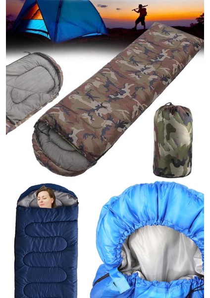 Luxury Büyük Boy Xl Battaniye Olarak Kullanılabilir Rüzgar Emici Deprem ve Afetler Için Uyku Tulumu Çantalı 1 Adet
