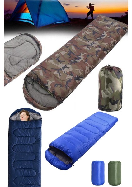 Luxury Büyük Boy Xl Battaniye Olarak Kullanılabilir Rüzgar Emici Deprem ve Afetler Için Uyku Tulumu Çantalı 1 Adet