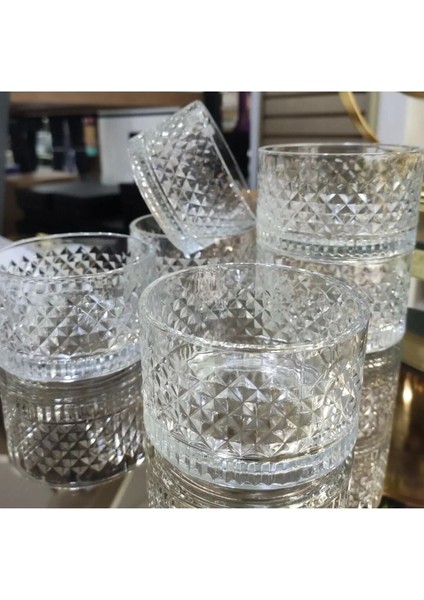 Luxury Elusia Stars 6'lı Cam Kase Çerezlik , Magnolia , Puding Kasesi Tatlı Sunum 200 ml 1 Adet fiyatları