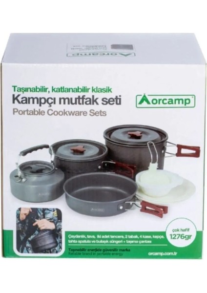 Luxury Kamp Tencere Seti 5'li Takım 1 Adet fırsatları