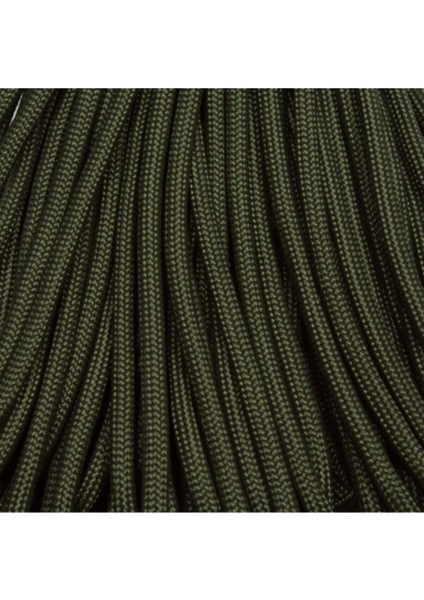 Luxury Askeri Yeşil Paracord 550 4mm 7 Çekirdek Paraşüt Ipi 5 Metre 1 Adet