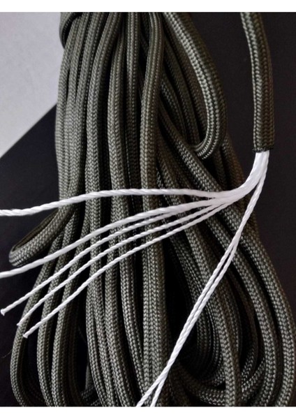 Luxury Askeri Yeşil Paracord 550 4mm 7 Çekirdek Paraşüt Ipi 5 Metre 1 Adet