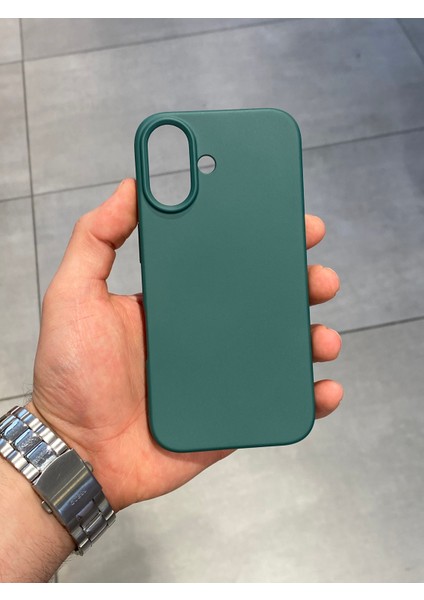 Iphone 16 Uyumlu Içi Kadife Koruyucu Lansman Silikon Kılıf