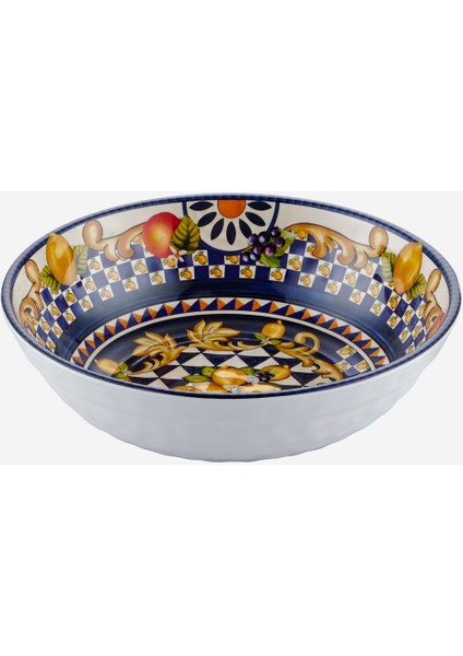 Luxury Capri Mavi Melamin Kase 20 cm 1 Adet