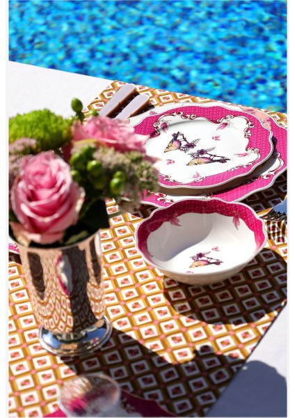 Luxury Allure Pembe Porselen Kase 14 cm 1 Adet