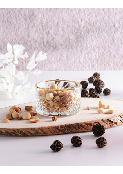 Luxury Timeless Golden Touch Çerezlik Kase Seti 1 Adet
