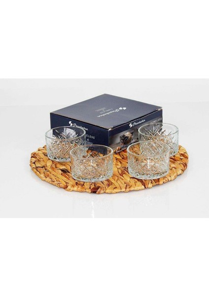 Luxury 4 Lü Cam Kase 530040 Timeless Kase Takımı 1 Adet
