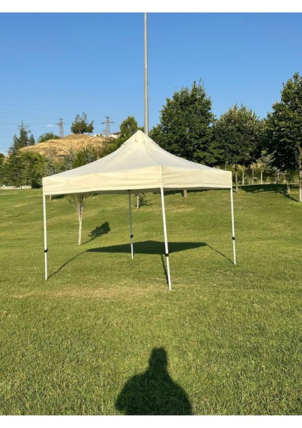 Luxury 3x3 Katlanır Tente 3 Duvar Güneşlik Hediyeli 1 Adet