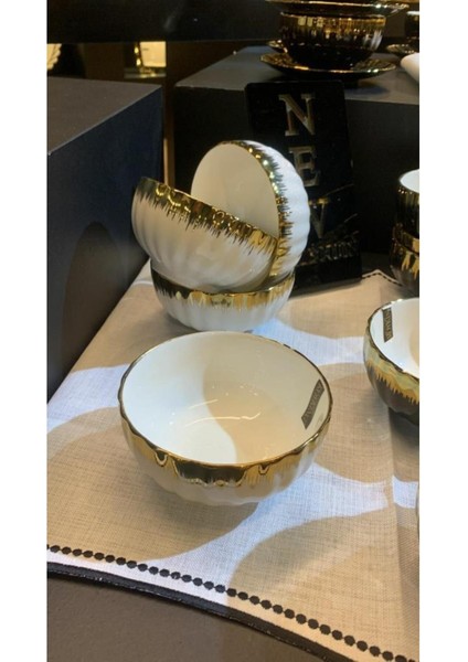 Luxury Roy Kıng Avangarde Kase White Gold 1 Adet