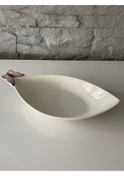 Luxury Noble Life Kase Kelebekli Mor 26X13X6 cm 1 Adet