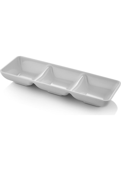 Luxury Melamin 3 Lü Sosluk -Hotel Restaurant Cafe Melamin 3lü Sosluk - 26,5*9cm-H:3,5cm 1 Adet
