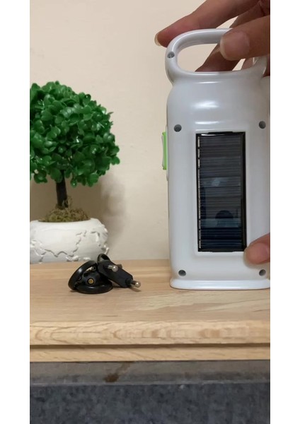 Luxury Güneş Enerjili ve Şarj Edilebilir 4 Modlu Florasan ve Cob Ledli Solar Şarjlı Mini Kamp Işıldak 1 Adet fiyatları