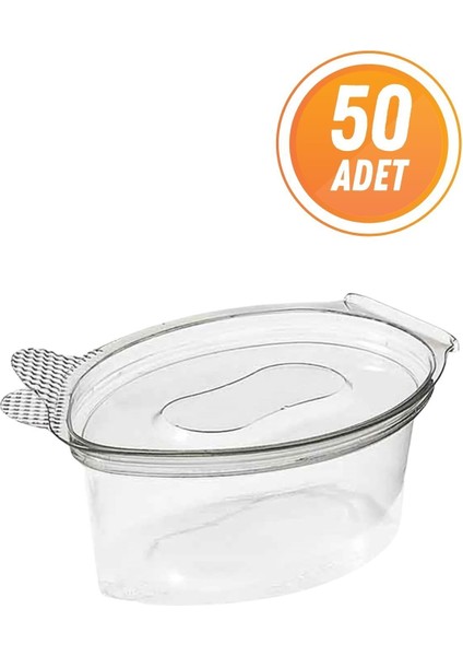 Luxury 30 cc Kapaklı Plastik Sızdırmaz Sos Kabı 50 Adet 1 Adet