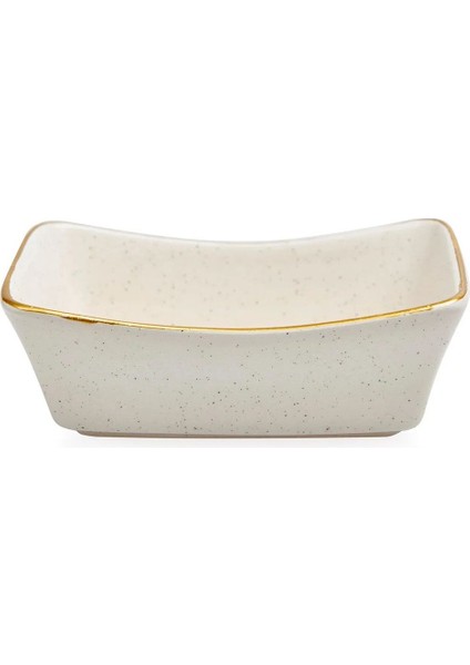 Luxury 4 Lü Seramik Kayık Çerezlik & Kase Set 11,5 cm 1 Adet