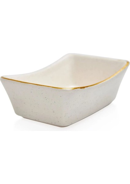 Luxury 4 Lü Seramik Kayık Çerezlik & Kase Set 11,5 cm 1 Adet