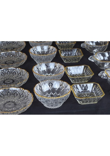 Luxury Lüx Özel Setimiz 24 Parça Cam Set (Ölçülere Bakarak Sipariş Veriniz) 1 Adet