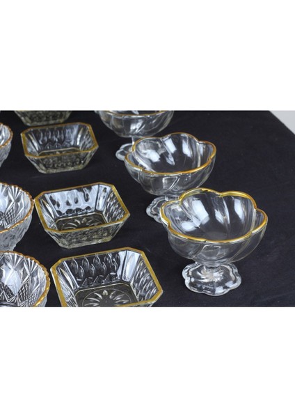 Luxury Lüx Özel Setimiz 24 Parça Cam Set (Ölçülere Bakarak Sipariş Veriniz) 1 Adet