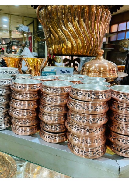 Luxury Bakır Çerezlik Sunumluklar 1 Adet
