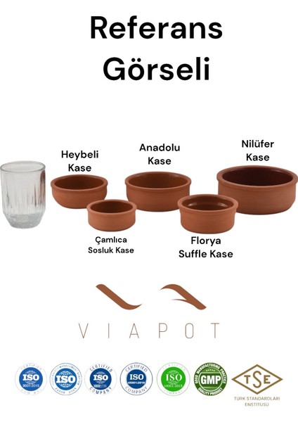 Luxury Nilüfer Güveç ve Yoğurt Kase Içi Sırlı 24 Adet 1 Adet