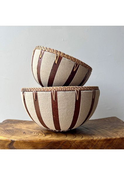Luxury Terracotta 2'li Set Kase 1 Adet