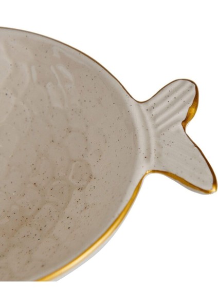 Luxury Balık Seramik Çerezlik - 15 cm 1 Adet