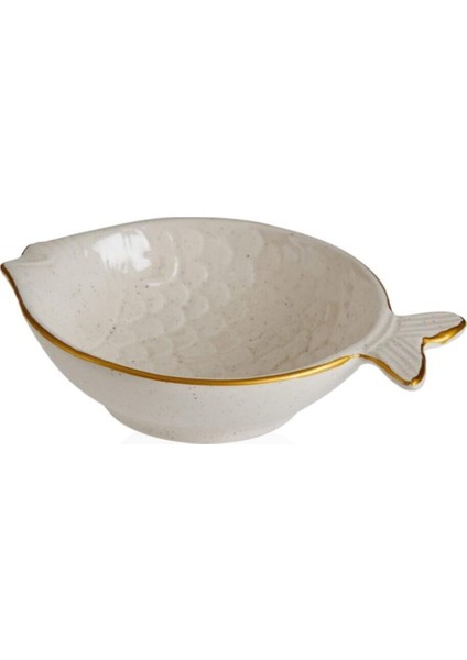 Luxury Balık Seramik Çerezlik - 15 cm 1 Adet