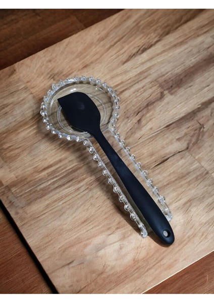 Luxury Bade Boncuklu Kaşıklık Tezgah Üstü Kirli Kepçe Kaşık Altlığı 1 Adet
