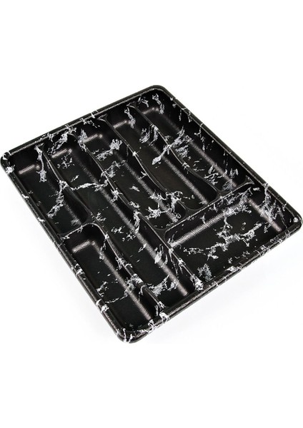 Luxury Küçük - Siyah - 7 Bölmeli Çekmece Içi Kaşıklık 36X32CM (5064) 1 Adet