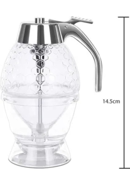Luxury Premium Bal Dökme Şişesi Damlayan Bal Dökücü 1 Adet