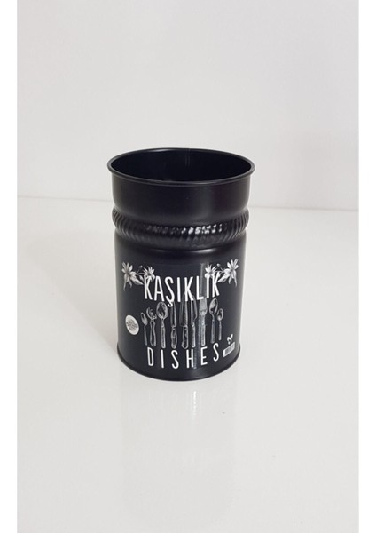 Luxury Metal Kaşıklık Siyah 1 Adet