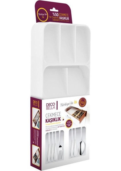 Luxury 9 Bölmeli Çekmece Kaşıklık 1 Adet