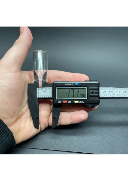 Luxury 8 Adet 8 cc Cam Deney Tüpü (4 Cm) Mantar Tıpalı - Mantar Tıpalı Cam Deney Tüpü 1 Adet